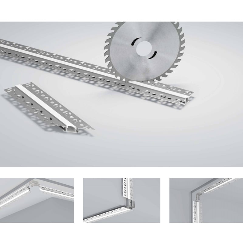 Cut Aluminum LED Channel Service, Multiple Angles Cut Aluminum LED Channel Service, Multiple Angles